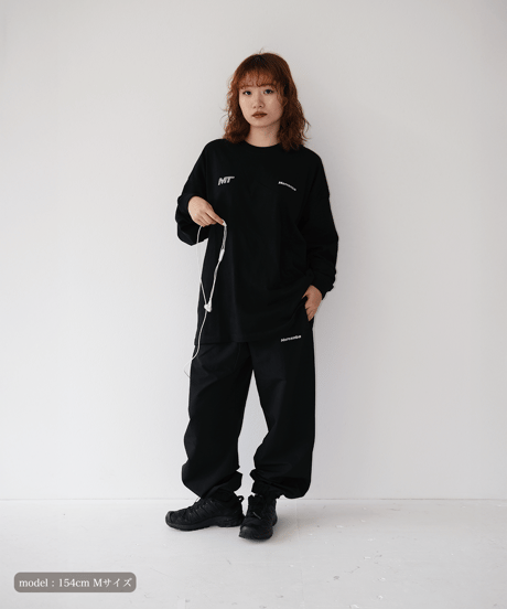 【Black】M/T logo L/S tee