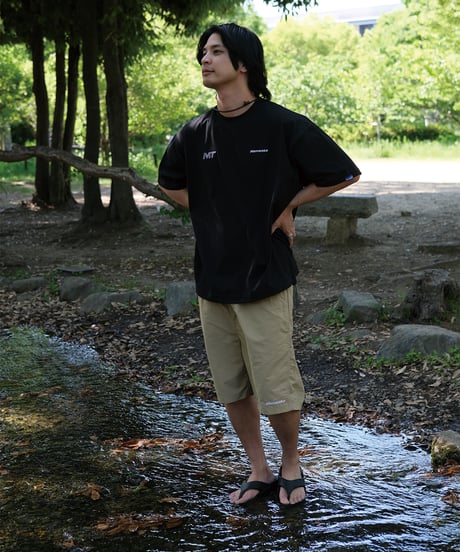 【Beige】撥水加工 nylon shorts