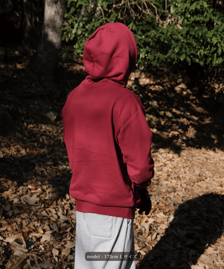 【Red】logo hoodie