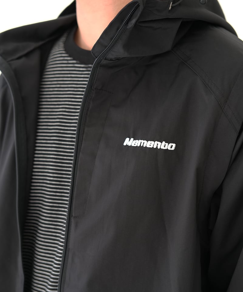 Black】撥水加工＆2WAY Nylon Jacket | Memento