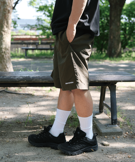 【Khaki】撥水加工 nylon shorts