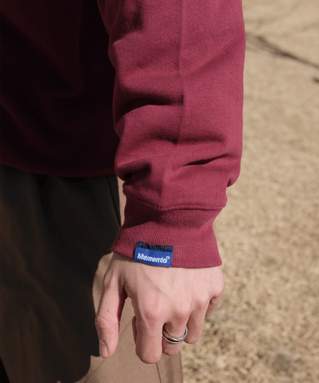 【Burgundy】College Sweat