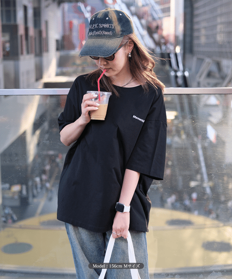 【Black】logo tee