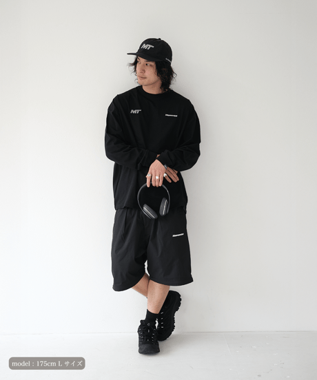 【Black】M/T logo L/S tee