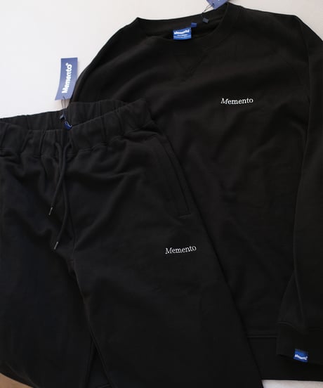 【Black】raglan sleeve sweat