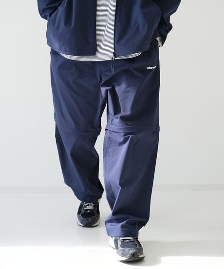 【Navy】撥水加工＆2WAY Nylon Pants