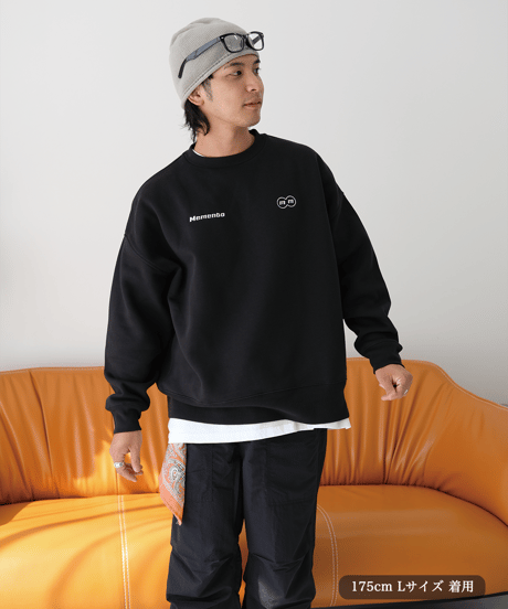 【Black】logo sweat