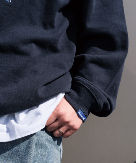 【Navy】College Sweat