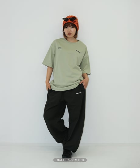 【Khaki】nylon track pants