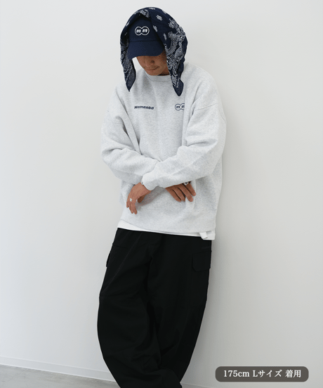 【Gray】logo sweat