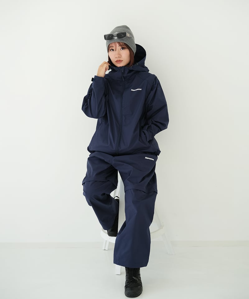 Navy】撥水加工＆2WAY Nylon Pants | Memento