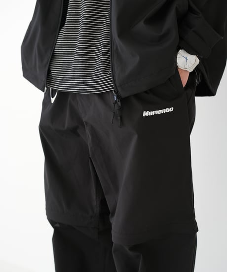 【Black】撥水加工＆2WAY Nylon Pants
