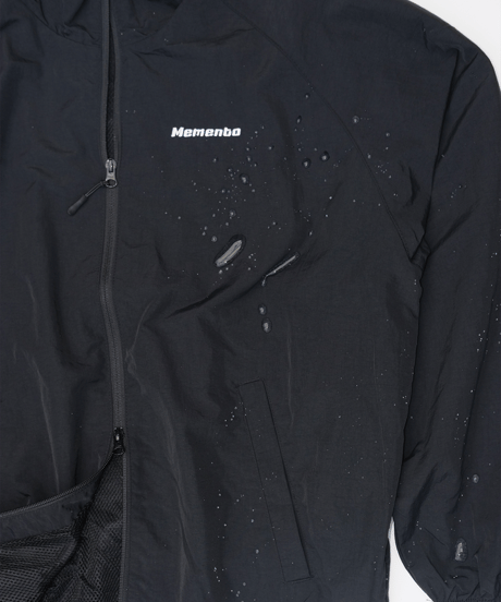 【Black】nylon track jacket