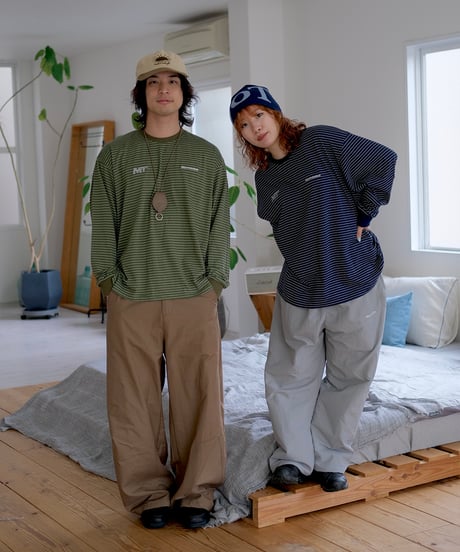 【超軽量】border L/S tee
