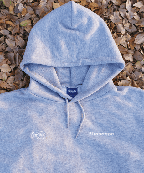 【Gray】logo hoodie