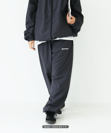 【Charcoal】nylon track pants