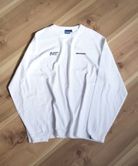 【White】M/T logo L/S tee