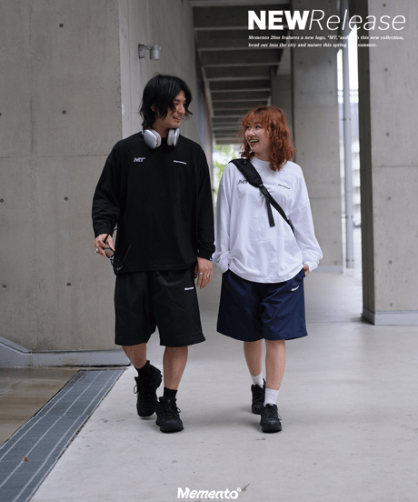 【White】M/T logo L/S tee