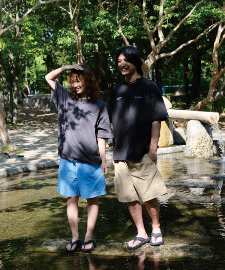 【Blue】撥水加工 nylon shorts