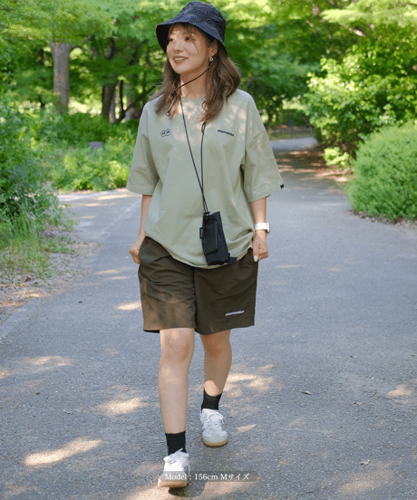 【Khaki】撥水加工 nylon shorts