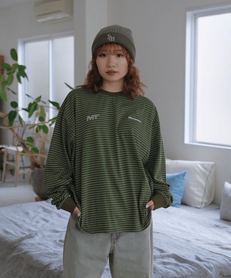 【超軽量】border L/S tee