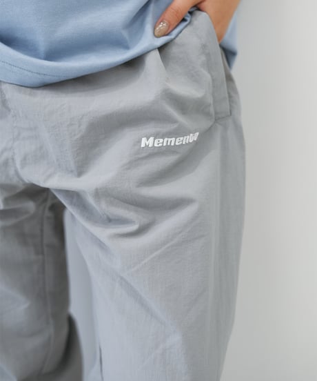 【Gray】nylon track pants