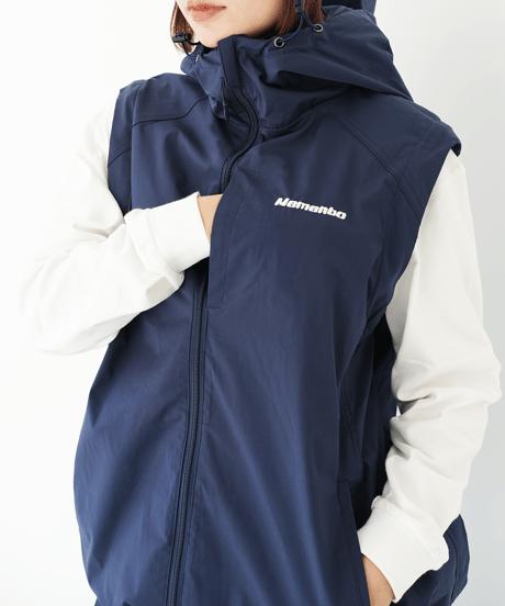 【Navy】撥水加工＆2WAY Nylon Jacket