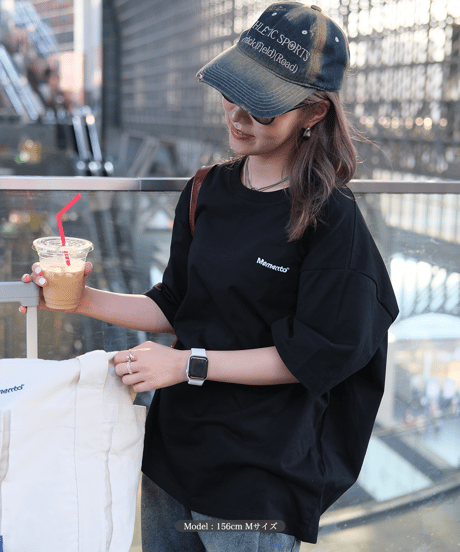 【Black】logo tee
