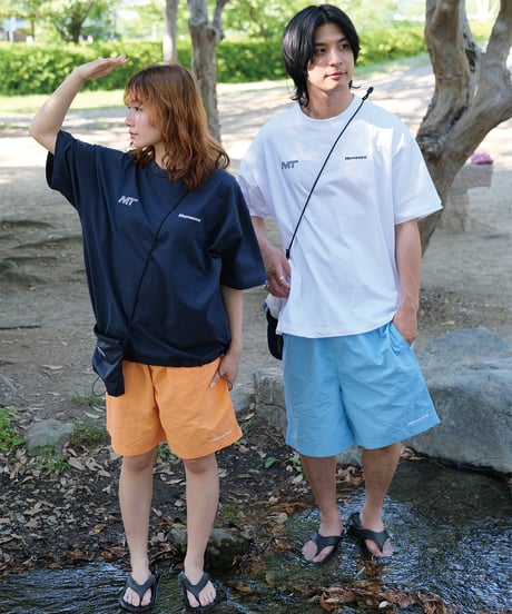 【Orange】撥水加工 nylon shorts