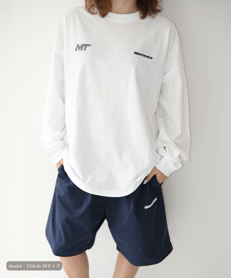 【White】M/T logo L/S tee