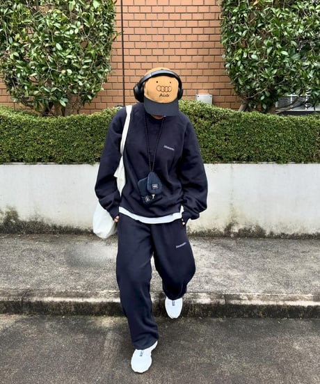 【Navy】raglan sleeve sweat