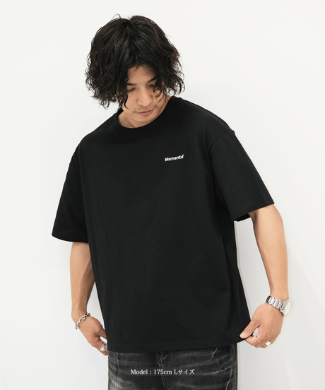 【Black】logo tee