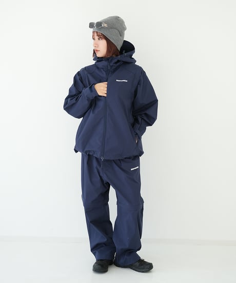 【Navy】撥水加工＆2WAY Nylon Pants