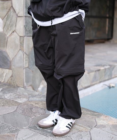 【Black】撥水加工＆2WAY Nylon Pants
