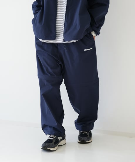 【Navy】撥水加工＆2WAY Nylon Pants