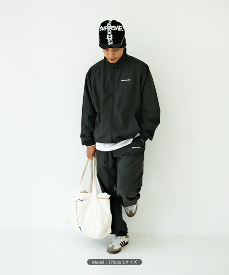 【Khaki】nylon track pants