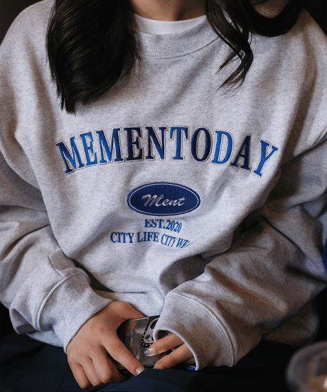 【Gray】College Sweat