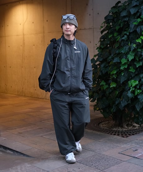 【Khaki】nylon track pants