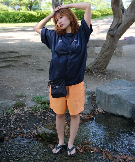 【Orange】撥水加工 nylon shorts