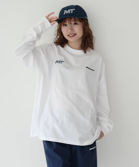 【White】M/T logo L/S tee