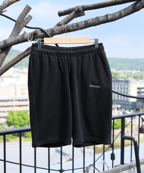 【Black】 sweat short pants