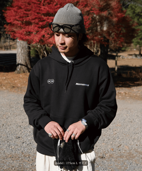 【Black】logo hoodie