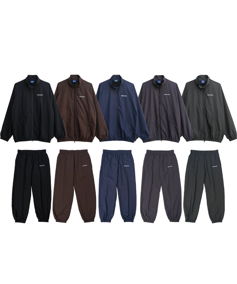 Charcoal】nylon track jacket | Memento