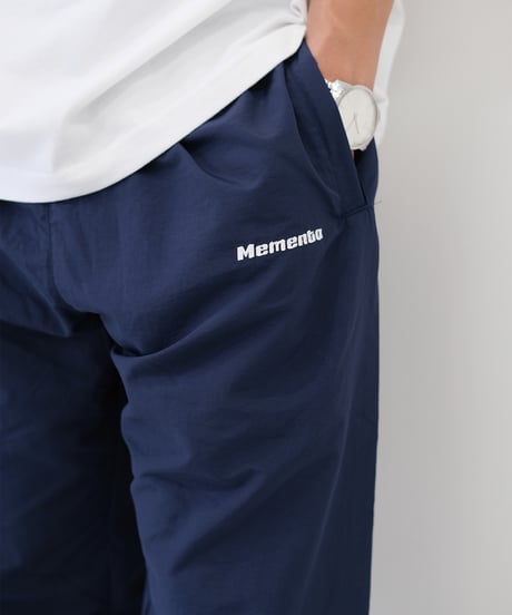 【Navy】nylon track pants
