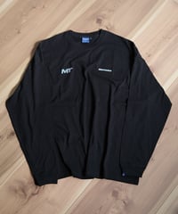 【Black】M/T logo L/S tee