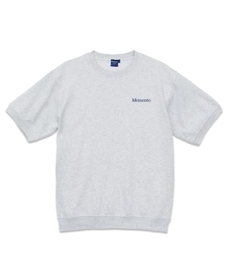 【Gray】short sleeve sweat tee