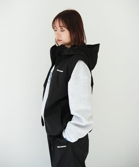 【Black】撥水加工＆2WAY Nylon Jacket