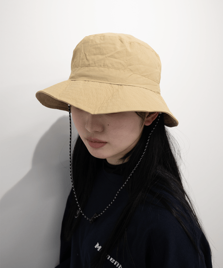 【4Color】UV&撥水加工 nylon bucket hat
