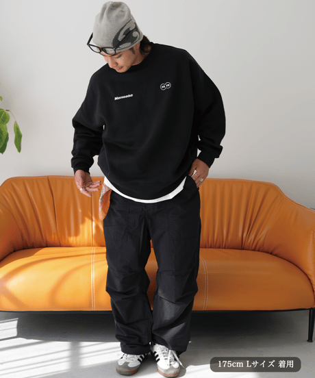 【Black】logo sweat