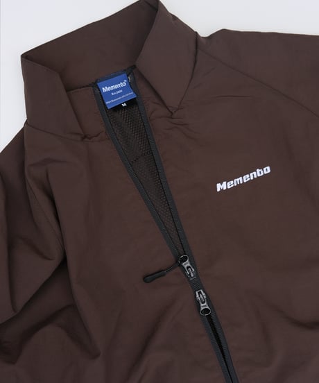 【Brown】nylon track jacket